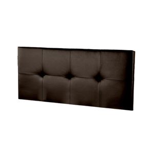 Cabecera Polipiel Creta Mavisac Dos Plazas Color Chocolate - Tela