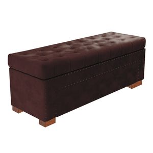 Baul Rindo Mavisac Plaza Y Media Color Chocolate - Ultra Cuero