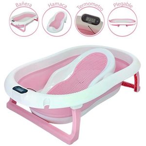 Bañera Plegable de Baño Baby Heaven con Termómetro Digital