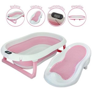 Bañera Plegable de Baño Baby Heaven con Termómetro Digital