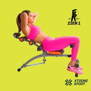 Banca para Abdominales Six Pack Trainer 22 en 1