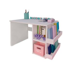 Escritorio Montessori Wonder Wood Muebleria con 2 compartiemientos y 2 portacuentos