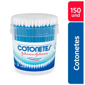 Hisopos Cotonetes de Algodón Johnsons 150 unidades