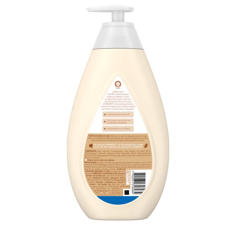 Johnson´s Crema Hidratante para Bebe Original 2 Unidades / 800 g, Cuidado  de la piel, Pricesmart, Barranquilla