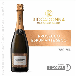 Espumante RICCADONNA Prosécco Botella 750ml