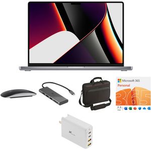 Kit Apple MacBook Pro de 16,2&quot; con mouse, concentrador USB, estuche, software y cargador