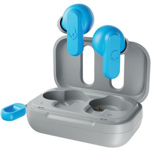 Auriculares intrauditivos inalámbricos Skullcandy Dime True (gris claro/azul)