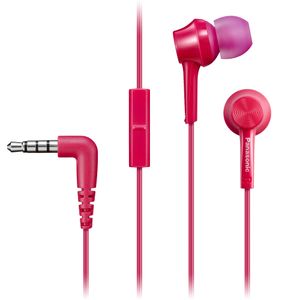 Panasonic RP-TCM115 Kit de auriculares intrauditivos tipo canal (juego de 3, rosa)