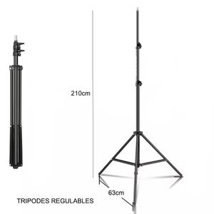 Kit de Iluminación Soft Box para Fotografía y Video Con Parantes Profesional FYI260011 Interlud