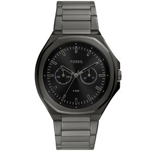 Reloj Fossil Evanston BQ2609 Multifuncional Para Hombre Acero Inoxidable - Gunmetal