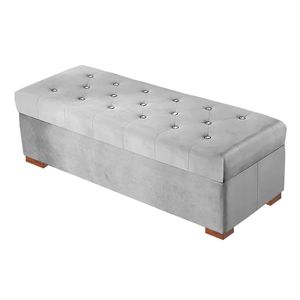 Baul Eliza Mavisac Estandar Color Plata - Tela