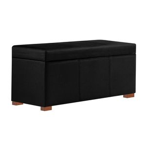 Baul Baxton Mavisac Estandar Color Negro - Tela