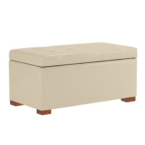 Baul Albert Mavisac Dos Plazas Color Marfil - Tela