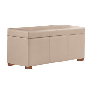 Baul Baxton Mavisac Plaza King Color Beige - Ultra Cuero