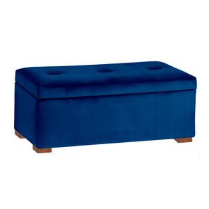 Baul Annie Mavisac Estandar Color Azul Noche - Tela
