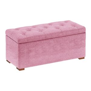 Baul Grandalf Mavisac Plaza Queen Color Rosado - Tela