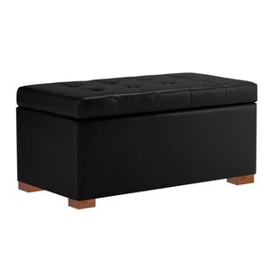 Baul Albert Mavisac Estandar Color Negro - Ultra Cuero