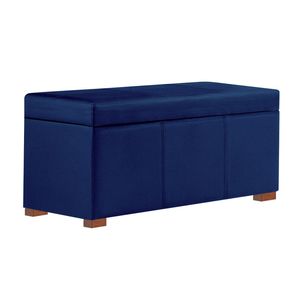 Baul Baxton Mavisac Estandar Color Azul Noche - Tela
