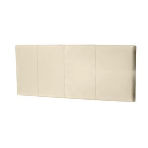 Cabecera Luap De Ambar Mavisac Plaza Y Media Color Marfil - Ultra Cuero