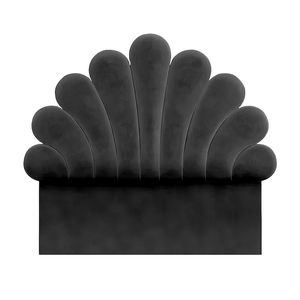 Cabecera Emily Mavisac Dos Plazas Color Gris - Tela