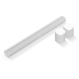 Barra de sonido Sonos Arc con kit de par de altavoces inalámbricos One SL (blanco)