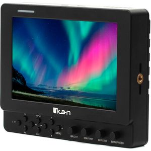ikan VXF7 7&quot; HDMI/SDI Monitor en cámara V2 con Tally