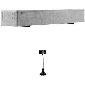 Barra de sonido de conferencia AMX ACV-5100 Acendo Vibe con kit de cámara web externa (gris)