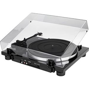 THORENS TD 201 Manual giratorio de dos velocidades con preamplificador incorporado (negro de alto