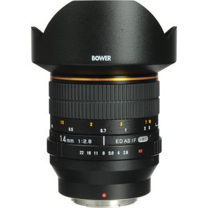 Bower 14 mm f/2.8 lente ultra gran angular para cámaras de cuatro tercios de Olympus