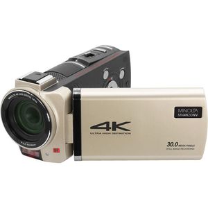 Minolta MN4K30NV UHD 4K IR Videocámara de visión nocturna (Champagne)
