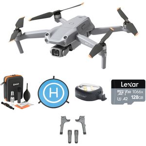 DJI Air 2S Fly More Combo Drone con plataforma de aterrizaje y kit de limpieza