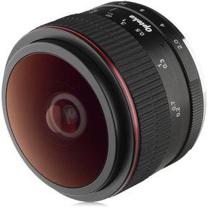 Lente ojo de pez circular Opteka 6.5mm f/2 para Fujifilm X