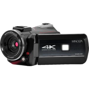 Minolta MN4K40NV UHD 4K IR Videocámara de visión nocturna (Negro)