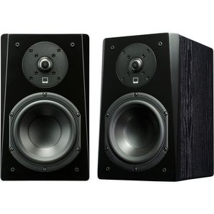 Altavoces de estantería de 2 vías SVS Prime (ceniza negra, par)
