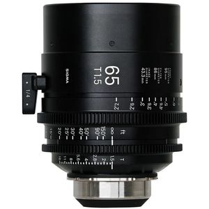 Sigma 65 mm T1.5 completamente luminoso FF Lente de cine de alta velocidad (soporte Sony E, pies)
