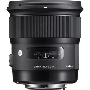 Sigma 24 mm f/1.4 DG Lente de arte HSM para Sigma SA