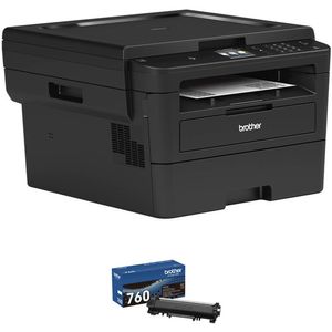 Brother HL-L2395DW Impresora láser monocromática todo en uno con kit de tóner negro de alto rendi