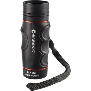 Barska 8x22 Blueline WP Golf Alcance (retícula del telémetro, negro, empaque de almejas)