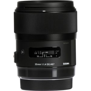 Sigma 35 mm f/1.4 DG Lente de arte HSM para Sigma SA