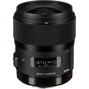 Sigma 35 mm f/1.4 DG Lente de arte HSM para Sigma SA