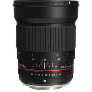 Samyang 24 mm f/1.4 ed como lente gran angular UMC para Olympus cuatro tercios