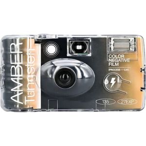 Cámara de película de 35 mm de un solo uso Amber Tungsten T800