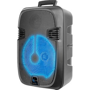 Technical Pro JB12PKG Paquete de altavoz inalámbrico activo de 12&quot; LED recargable con trípode