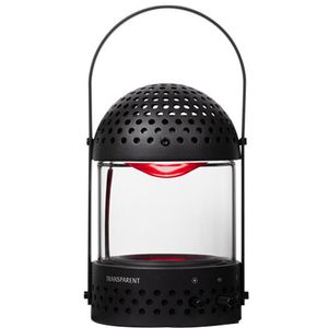 Altavoz de luz Bluetooth portátil transparente (blanco)