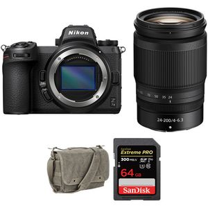 Nikon Z7 II con lente de 24-200 mm y kit de accesorios