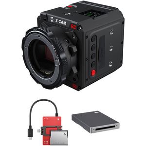 Kit de cámara de cine Z CAM E2-S6 Super35 6K con Match Pack de 768 GB y lector de tarjetas CFast 2.0