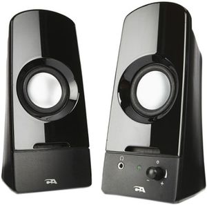 Curva de ciber acústica CA-2050. Sistema de altavoces alimentado por 2 piezas