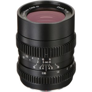Lente SLR Magic 25 mm T0.95 HyperPrime Cine III (montura MFT)