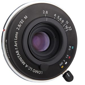 Lomografía LC-A Minitar-1 Lente de arte de 32 mm f/2.8 para Leica M Mount (negro)