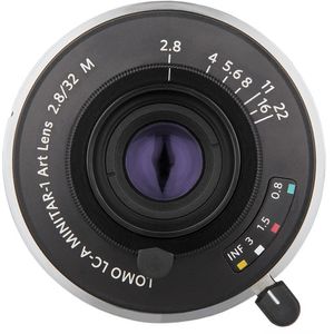 Lomografía LC-A Minitar-1 Lente de arte de 32 mm f/2.8 para Leica M Mount (negro)